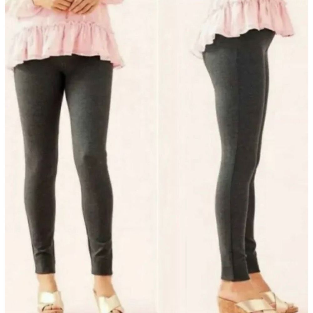 Lilly Pulitzer‎ Nira Leggings Ponte Pants Women’s Size XXS Dark Gray